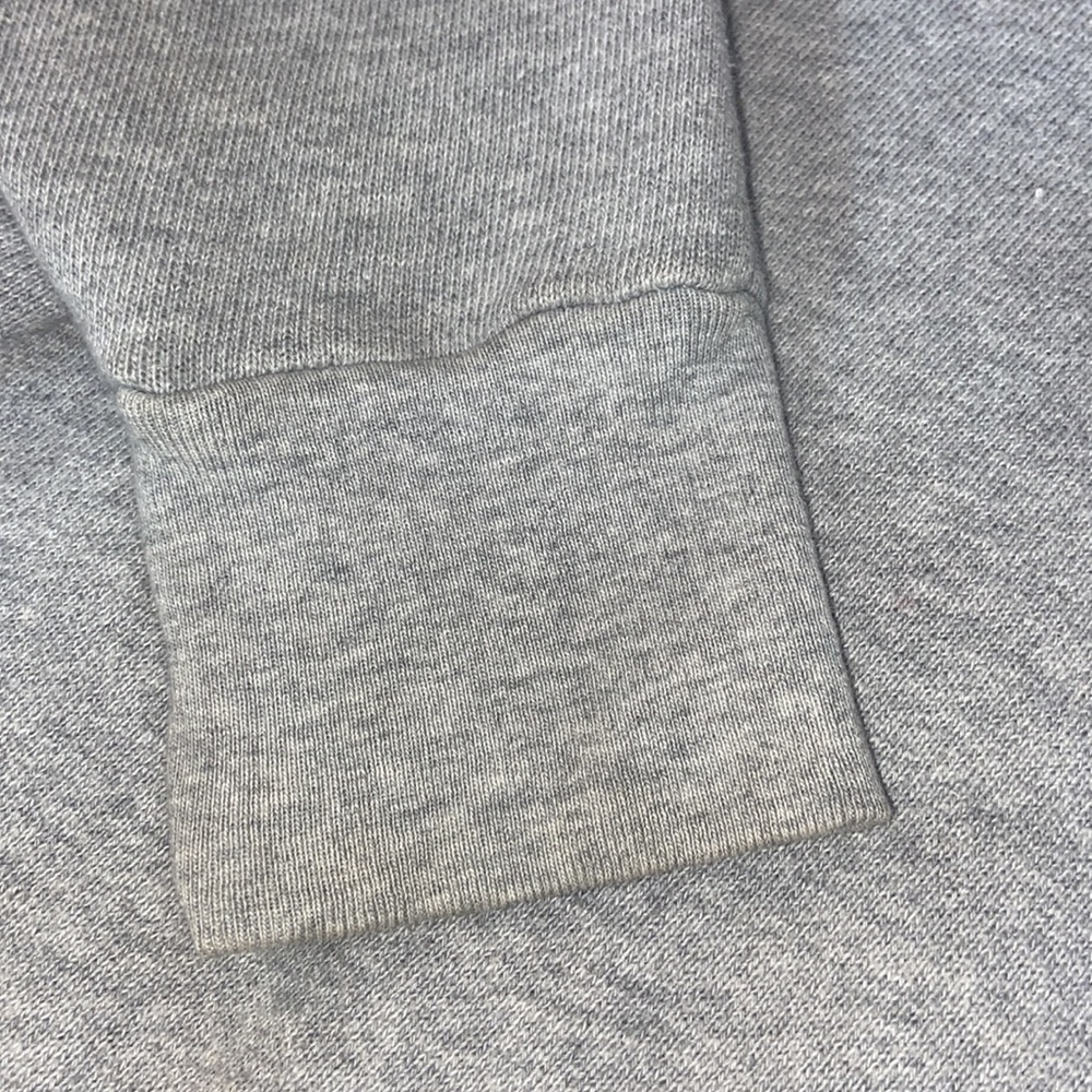 Free People Gray Floral Lace Oversized Sweatshirt Small - Picture 8 of 14